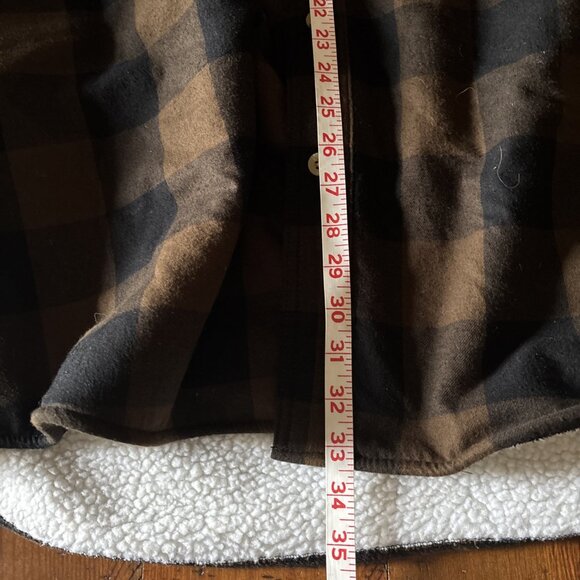 Men’s Red Head Fleece Lined Work Shirt Size 2 XL  Brown & Black - Picture 6 of 6